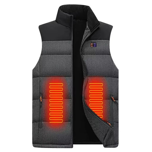 11 Zones Electric Heated Vest Samrt Temperature Control Graphene Men Women Clothe Intelligent Heating Thermal Korea Style