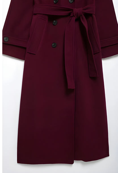 Den Perfekta Burgundy Kappan: Elegans och Komfort i Ett